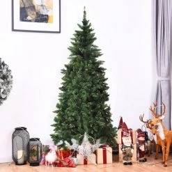 Tangkula 6ft Half Christmas Tree Artificial PVC Material Metal Stand w/ LED Lights 8 Tangkula 6ft Half Christmas Tree Artificial PVC Material Metal Stand w/ LED Lights -Christmas Trees Sales Store unnamed file 7238