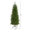 6ft Nearly Natural Pre-Lit LED Mountain Pine Artificial Christmas Tree Clear Lights