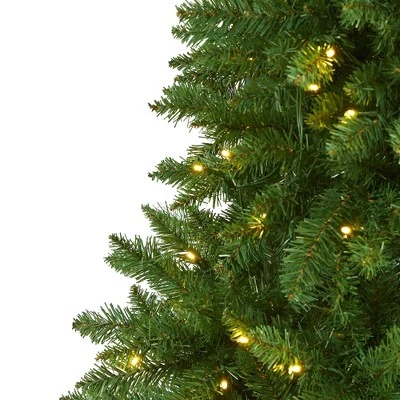 6ft Nearly Natural Pre-Lit LED Mountain Pine Artificial Christmas Tree Clear Lights 2 6ft Nearly Natural Pre-Lit LED Mountain Pine Artificial Christmas Tree Clear Lights - Image 2