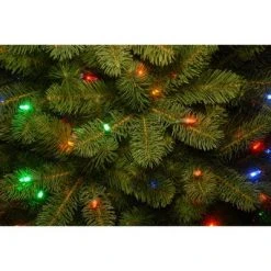 National Tree Company Pre-lit 'Feel Real' Artificial Full Downswept Christmas Tree, Green, Douglas Fir, Dual Color LED Lights, PowerConnect 9 feet -Christmas Trees Sales Store unnamed file 731