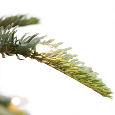 Primo International Puleo International 6.5 Foot Dans Mountain Fir Prelit Artificial Full Christmas Tree w/1,725 Branch Tips, 500 Clear Lights, Hinged Branches, & Stand 2 Primo International Puleo International 6.5 Foot Dans Mountain Fir Prelit Artificial Full Christmas Tree w/1,725 Branch Tips, 500 Clear Lights, Hinged Branches, & Stand - Image 2