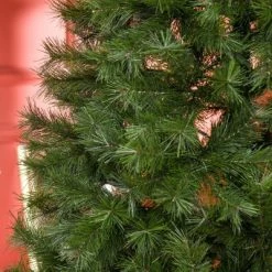 HOMCOM 8 Foot Pine Artificial Christmas Tree, Slim Pencil Xmas Tree with 952 Realistic Branches, Steel Base, Auto Open, Green 8 HOMCOM 8 Foot Pine Artificial Christmas Tree, Slim Pencil Xmas Tree with 952 Realistic Branches, Steel Base, Auto Open, Green -Christmas Trees Sales Store unnamed file 7366