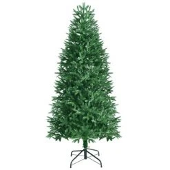 Tangkula Pre-Lit Christmas Tree Artificial Xmas Tree W/ Replaceable Dual Color LED Lights 23 Tangkula Pre-Lit Christmas Tree Artificial Xmas Tree W/ Replaceable Dual Color LED Lights -Christmas Trees Sales Store unnamed file 7422