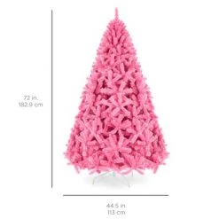 Best Choice Products 6ft Artificial Christmas Full Tree Festive Holiday Decoration w/ 1,477 Branch Tips, Stand - Pink 11 Best Choice Products 6ft Artificial Christmas Full Tree Festive Holiday Decoration w/ 1,477 Branch Tips, Stand - Pink -Christmas Trees Sales Store unnamed file 743