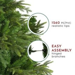 Northlight 6.5' Roosevelt Fir Artificial Christmas Tree - Unlit -Christmas Trees Sales Store unnamed file 757