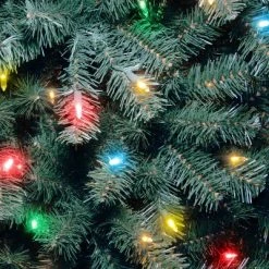 National Tree Company 7.5ft National Christmas Tree Company Full North Valley Blue Spruce Artificial Christmas Tree Multicolored