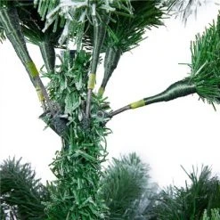 Yaheetech Pre-lit Flocked Artificial Christmas Tree Snow Frosted Christmas Tree -Christmas Trees Sales Store unnamed file 7577