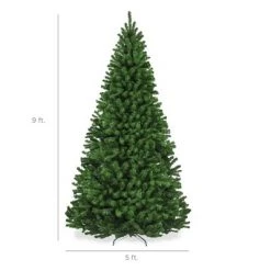 Best Choice Products Premium Spruce Artificial Christmas Tree w/ Easy Assembly, Metal Hinges & Foldable Base -Christmas Trees Sales Store unnamed file 7608