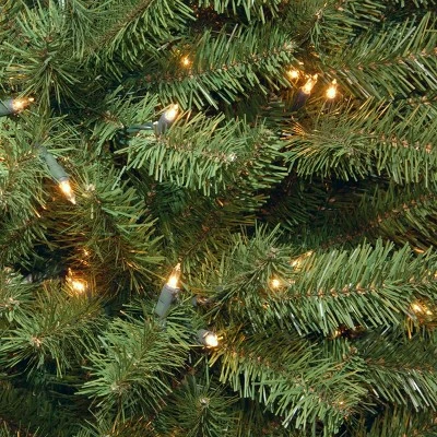 National Tree Company Pre-Lit Artificial Full Christmas Tree, Green, North Valley Spruce, Dual Color LED Lights, Includes Stand, 7.5ft 2 National Tree Company Pre-Lit Artificial Full Christmas Tree, Green, North Valley Spruce, Dual Color LED Lights, Includes Stand, 7.5ft - Image 2