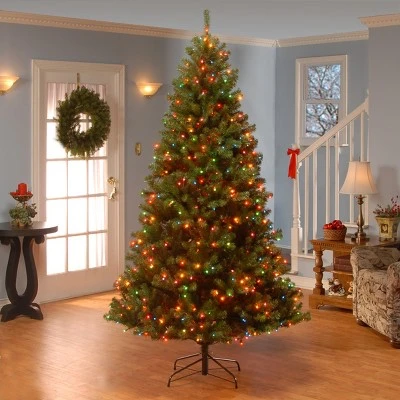 National Tree Company Pre-Lit Artificial Full Christmas Tree, Green, North Valley Spruce, Dual Color LED Lights, Includes Stand, 7.5ft 4 National Tree Company Pre-Lit Artificial Full Christmas Tree, Green, North Valley Spruce, Dual Color LED Lights, Includes Stand, 7.5ft - Image 4
