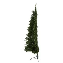 7ft Nearly Natural Pre-Lit LED Grand Teton Spruce Flat Back Artificial Christmas Tree Clear Lights -Christmas Trees Sales Store unnamed file 7684