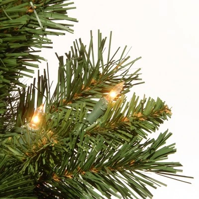 2ft National Tree Company Pre-Lit Majestic Spruce Artificial Tree in Burgundy Cloth Bag with 35 Multicolored Battery Operated LED Lights 1 2ft National Tree Company Pre-Lit Majestic Spruce Artificial Tree in Burgundy Cloth Bag with 35 Multicolored Battery Operated LED Lights