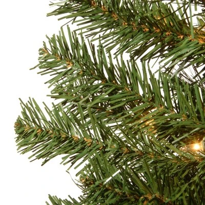 National Tree Company 5ft National Christmas Tree Company Montclair Spruce Artificial Pencil Christmas Tree 100ct Clear 2 National Tree Company 5ft National Christmas Tree Company Montclair Spruce Artificial Pencil Christmas Tree 100ct Clear - Image 2