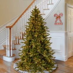 National Tree Company 7.5ft National Christmas Tree Company Full Avalon Spruce Artificial Christmas Tree 500ct Clear