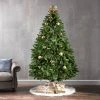 7ft Norway Spruce Hinged Full Artificial Christmas Tree - Christopher Knight Home