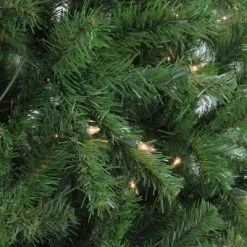 Northlight 7.5' Prelit Artificial Christmas Tree Slim Waterton Spruce - Clear Lights