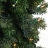 Northlight 4' Prelit Artificial Christmas Tree Slim Savannah Spruce - Clear Lights