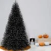 National Tree Company Artificial Full Christmas Tree, Black, North Valley Spruce, Includes Stand, 9ft