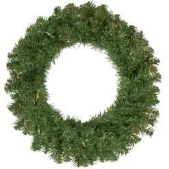 Northlight 4-Piece Artificial Wolcott Spruce Christmas Tree, Wreath and Garland Set, Clear Lights -Christmas Trees Sales Store unnamed file 7835
