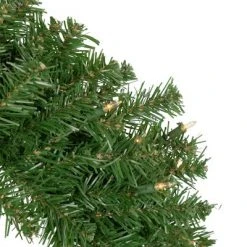 Northlight 4-Piece Artificial Wolcott Spruce Christmas Tree, Wreath and Garland Set, Clear Lights -Christmas Trees Sales Store unnamed file 7836