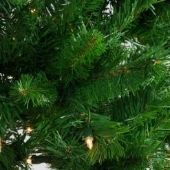 Northlight 7.5' Pre-Lit Stillwater Spruce Pencil Artificial Christmas Tree - Clear Lights