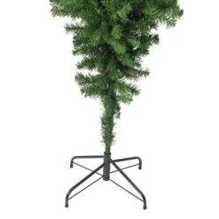 Northlight 5.5' x 36" Green Upside Down Spruce Medium Artificial Christmas Tree - Unlit