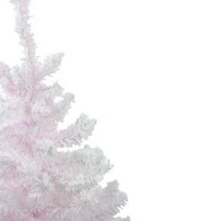 Northlight 3' Flocked Madeline Pink Spruce Artificial Christmas Tree - Unlit