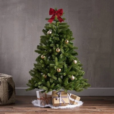 4.5ft Mixed Spruce Artificial Christmas Tree - Christopher Knight Home 1 4.5ft Mixed Spruce Artificial Christmas Tree - Christopher Knight Home