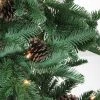Northlight 3' x 26" Pre-Lit Viella Norway Spruce Artificial Christmas Tree - Clear Lights