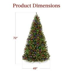 Best Choice Products 6ft Pre-Lit Spruce Hinged Artificial Christmas Tree w/ 250 Multicolored Lights, Foldable Stand -Christmas Trees Sales Store unnamed file 7969