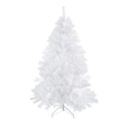 Northlight 6' Icy White Iridescent Spruce Artificial Christmas Tree - Unlit 1 Northlight 6' Icy White Iridescent Spruce Artificial Christmas Tree - Unlit