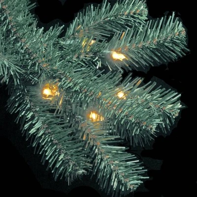 7.5ft Pre-lit Full North Valley Blue Spruce Hinged Artificial Christmas Tree Clear Lights - National Tree Company 2 7.5ft Pre-lit Full North Valley Blue Spruce Hinged Artificial Christmas Tree Clear Lights - National Tree Company - Image 2