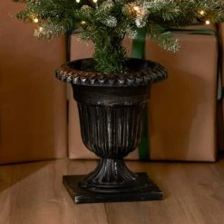 National Tree Company Snowy Morgan Spruce 4 Foot Prelit Artificial Entrance Christmas Tree with 100 App Enabled Twinkly Multicolored LED Lights -Christmas Trees Sales Store unnamed file 7986