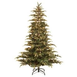 Primo International Puleo International Pre Lit Aspen Green Fir Christmas Tree w/ Metal Stand -Christmas Trees Sales Store unnamed file 80