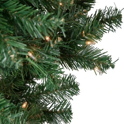 Northlight 5.5' Pre-Lit Medium Upside Down Spruce Artificial Christmas Tree, Clear Lights 2 Northlight 5.5' Pre-Lit Medium Upside Down Spruce Artificial Christmas Tree, Clear Lights - Image 2