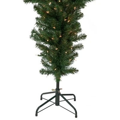 Northlight 5.5' Pre-Lit Medium Upside Down Spruce Artificial Christmas Tree, Clear Lights 4 Northlight 5.5' Pre-Lit Medium Upside Down Spruce Artificial Christmas Tree, Clear Lights - Image 4