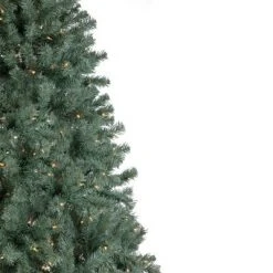 Northlight 7.5' Pre-Lit Colorado Blue Spruce Artificial Christmas Tree, Clear Lights