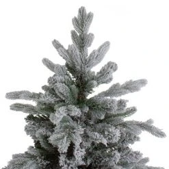 Northlight 7.5' Flocked Saratoga Spruce Artificial Christmas Tree - Unlit -Christmas Trees Sales Store unnamed file 8079