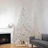 Northlight 7.5' Pre-Lit Seneca White Spruce Artificial Christmas Tree, Dual Function LED Lights