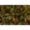 National Tree Company 7.5ft National Christmas Tree Company Full Dunhill Fir Hinged Artificial Christmas Tree 750ct Bulb Multicolored