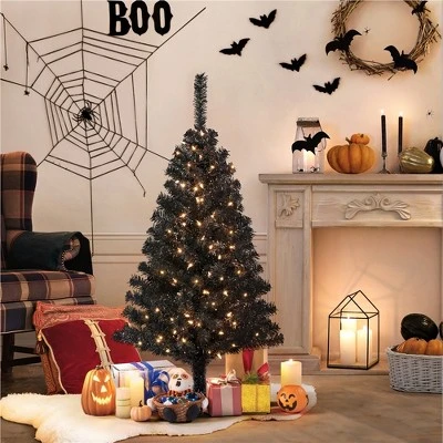 Yaheetech 4Ft Pre-Lit Artificial Christmas Tree with 70 LED Lights & Metal Stand 2 Yaheetech 4Ft Pre-Lit Artificial Christmas Tree with 70 LED Lights & Metal Stand - Image 2