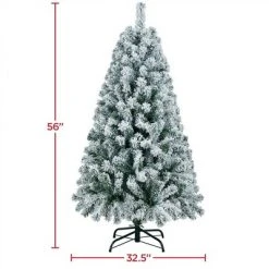 Yaheetech Frosted Artificial Christmas Tree Frosted Artificial Christmas Tree, Green 14 Yaheetech Frosted Artificial Christmas Tree Frosted Artificial Christmas Tree, Green -Christmas Trees Sales Store unnamed file 8153