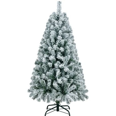Yaheetech Frosted Artificial Christmas Tree Frosted Artificial Christmas Tree, Green 9 Yaheetech Frosted Artificial Christmas Tree Frosted Artificial Christmas Tree, Green - Image 9