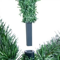 Yaheetech Artificial Christmas Tree Holiday Decoration Slim Tree, Green -Christmas Trees Sales Store unnamed file 8185