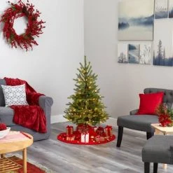 Nearly Natural Pre-Lit LED North Carolina Spruce Artificial Christmas Tree Clear Lights 11 Nearly Natural Pre-Lit LED North Carolina Spruce Artificial Christmas Tree Clear Lights -Christmas Trees Sales Store unnamed file 8245