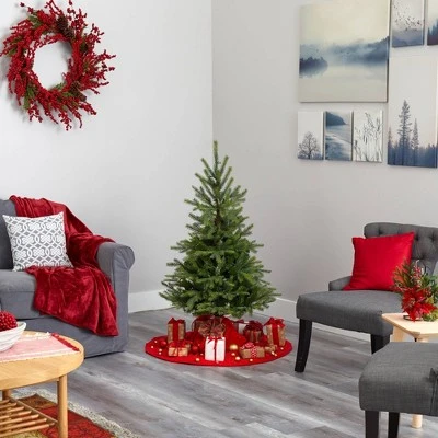 Nearly Natural Pre-Lit LED North Carolina Spruce Artificial Christmas Tree Clear Lights 5 Nearly Natural Pre-Lit LED North Carolina Spruce Artificial Christmas Tree Clear Lights - Image 5