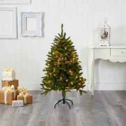 Nearly Natural Pre-Lit LED Sierra Spruce Artificial Christmas Tree Clear Lights -Christmas Trees Sales Store unnamed file 8261