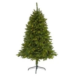 Nearly Natural Pre-Lit LED Sierra Spruce Artificial Christmas Tree Clear Lights -Christmas Trees Sales Store unnamed file 8265