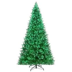 Mr. Christmas Alexa Enabled RGB LED Illuminated Christmas Tree, 9' -Christmas Trees Sales Store unnamed file 8332