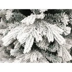 Holiday Stuff Company 7 Foot Prelit Snow Angel Blue Spruce Flocked Artificial Tree with 500 LED White Lights, 1006 Branch Tips and Metal Stand -Christmas Trees Sales Store unnamed file 8418